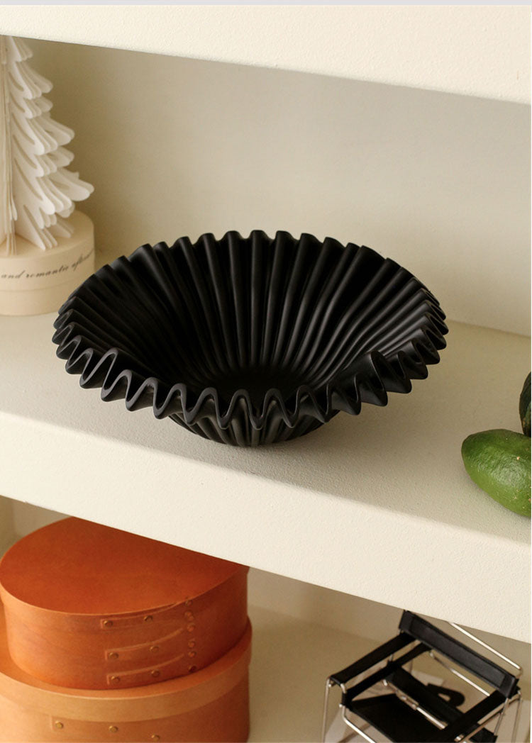 Resin Wave Bowl | Sculptural Modern Centerpiece