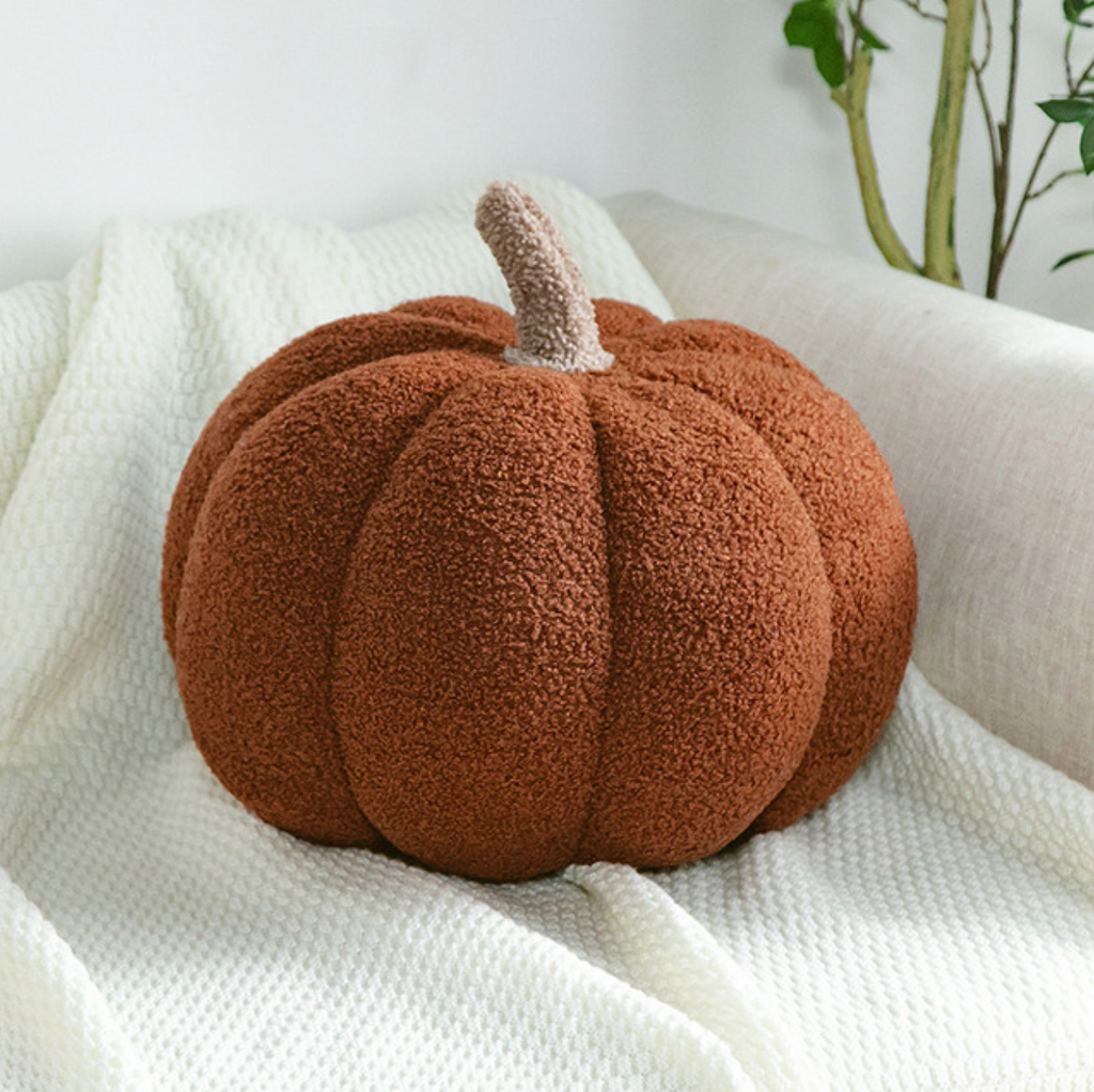 Pumpkin Plush Pillow | Founder’s Pick Seasonal Accent & Cozy Companion