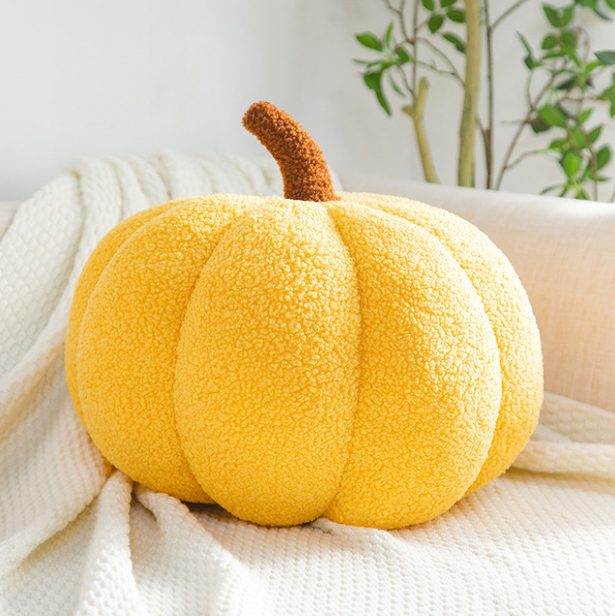 Pumpkin Plush Pillow | Founder’s Pick Seasonal Accent & Cozy Companion
