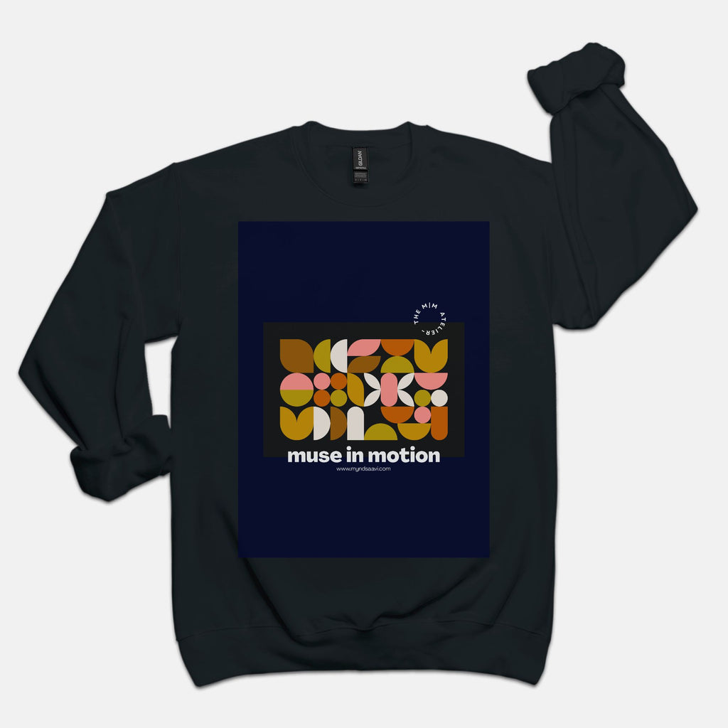 Muse in Motion Signature Crewneck | Soft Unisex Sweatshirt by M|M Atelier™