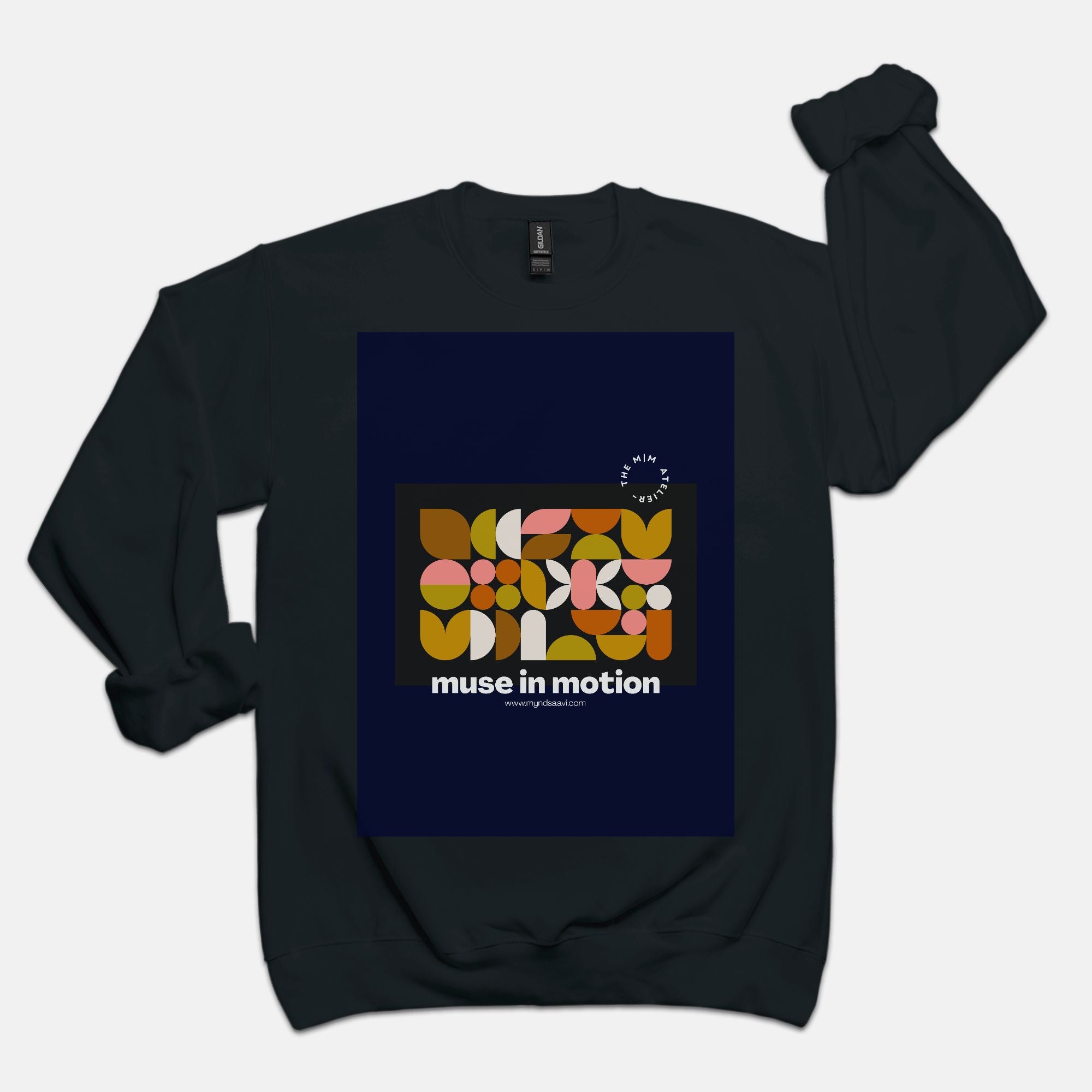 Muse in Motion Signature Crewneck | Soft Unisex Sweatshirt by M|M Atelier™