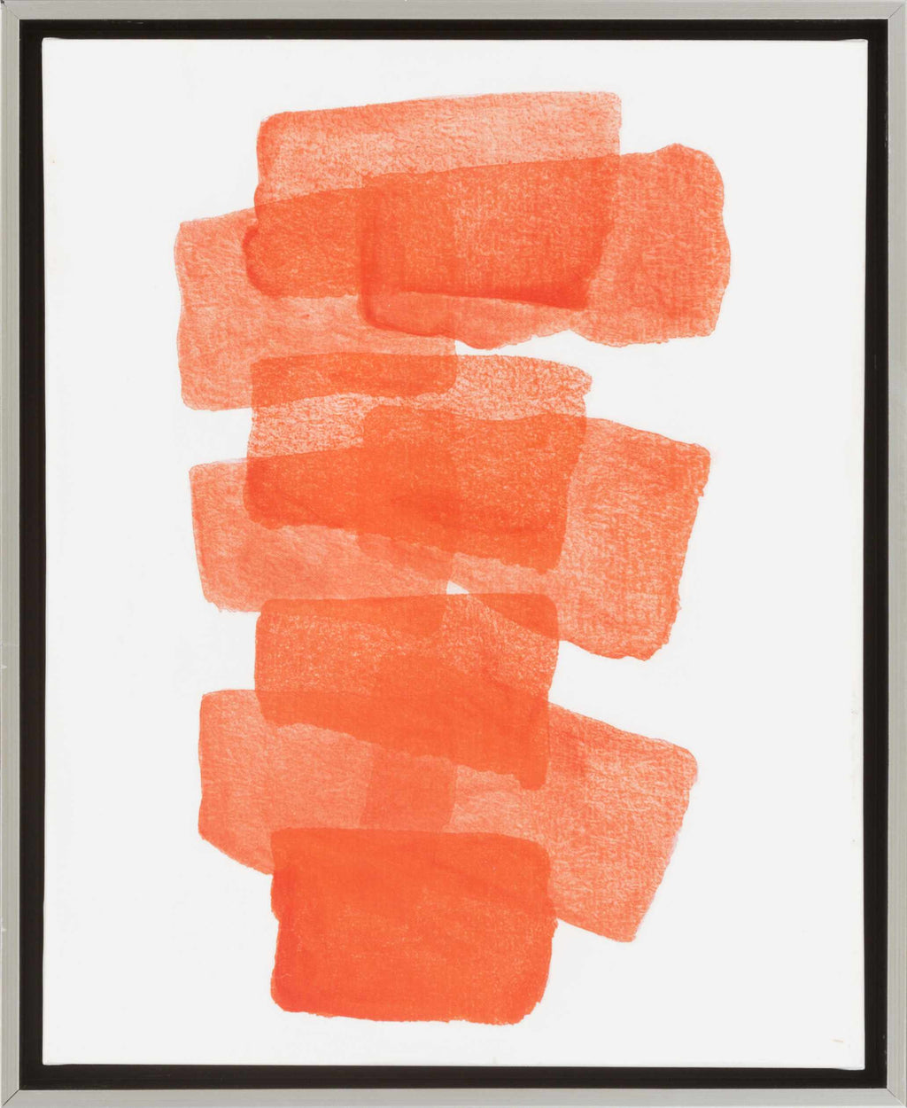 Caddo Wall Art Piece | Abstract Orange Canvas | LXRY Objects