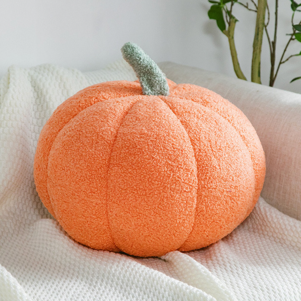 Pumpkin Plush Pillow | Founder’s Pick Seasonal Accent & Cozy Companion