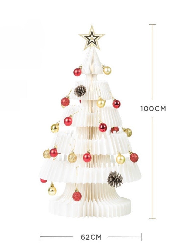 Honeycomb Foldable Accordion Christmas Tree | Nordic Sustainable Holiday Décor